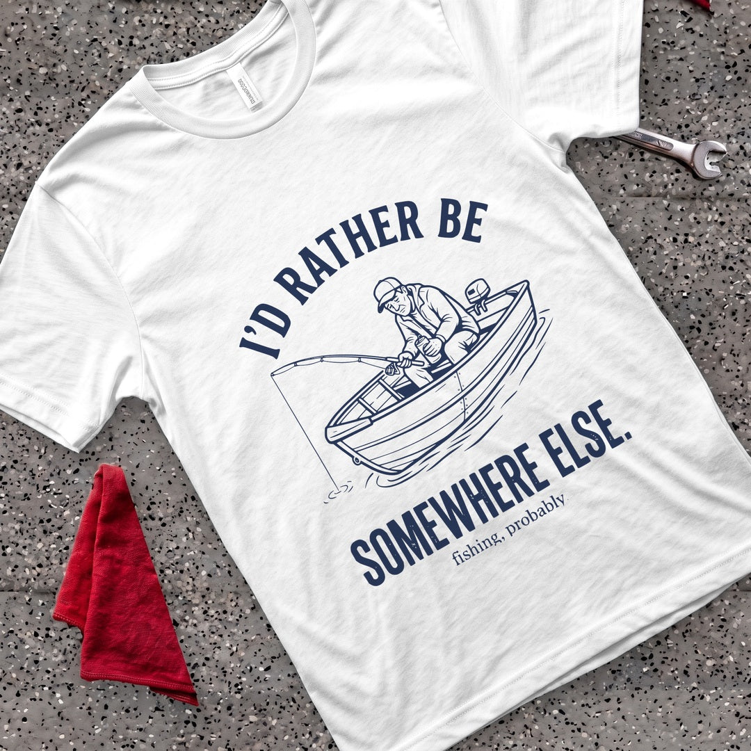 Rather Be Elsewhere T-Shirt - White