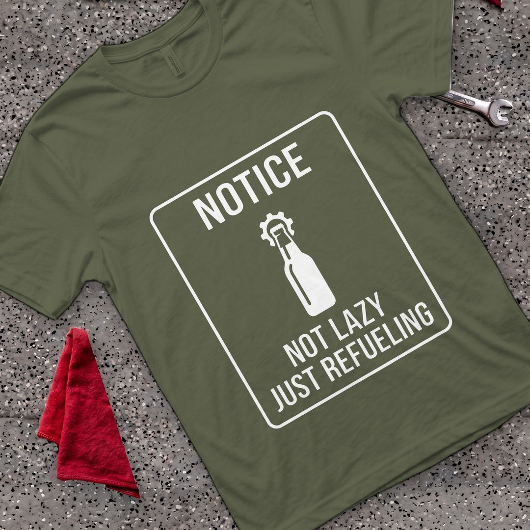 Refueling T-Shirt - Military Green