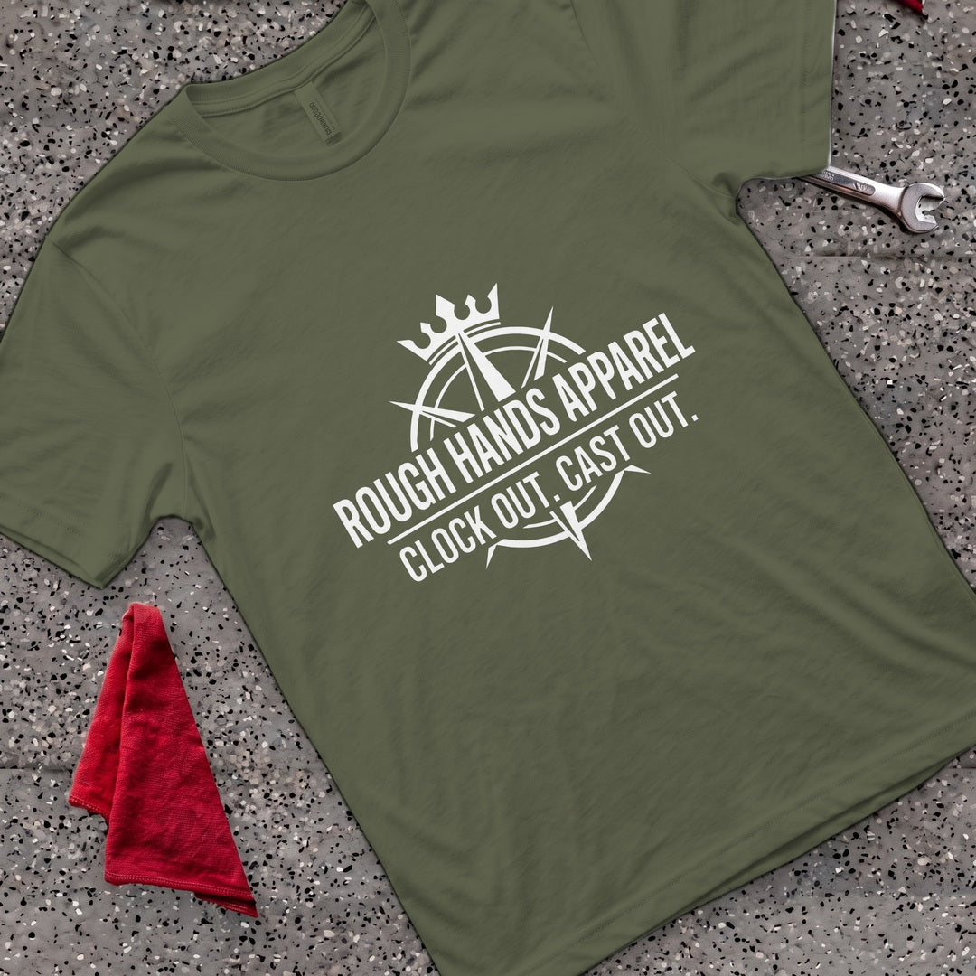 Cast Off T-Shirt - Military Green