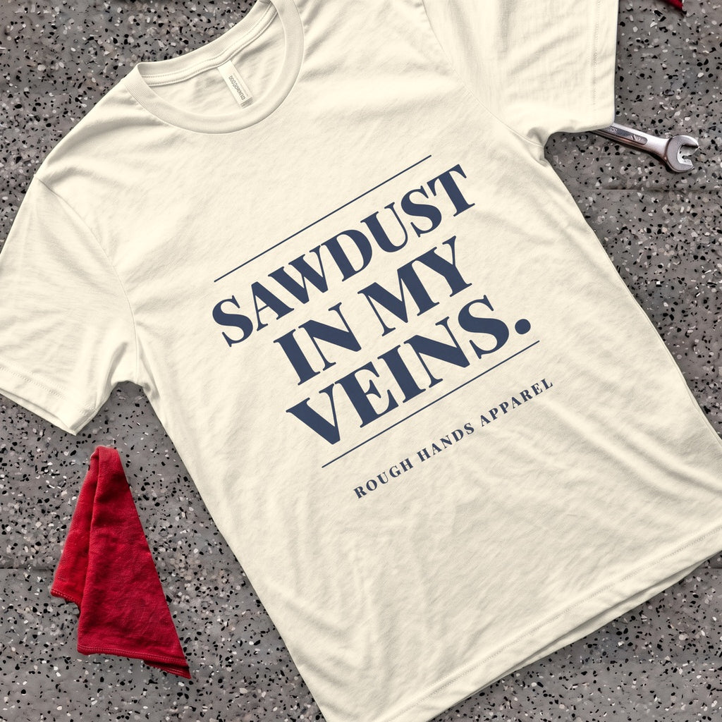 Sawdust Veins T-Shirt - Natural