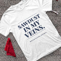 Sawdust Veins T-Shirt - White