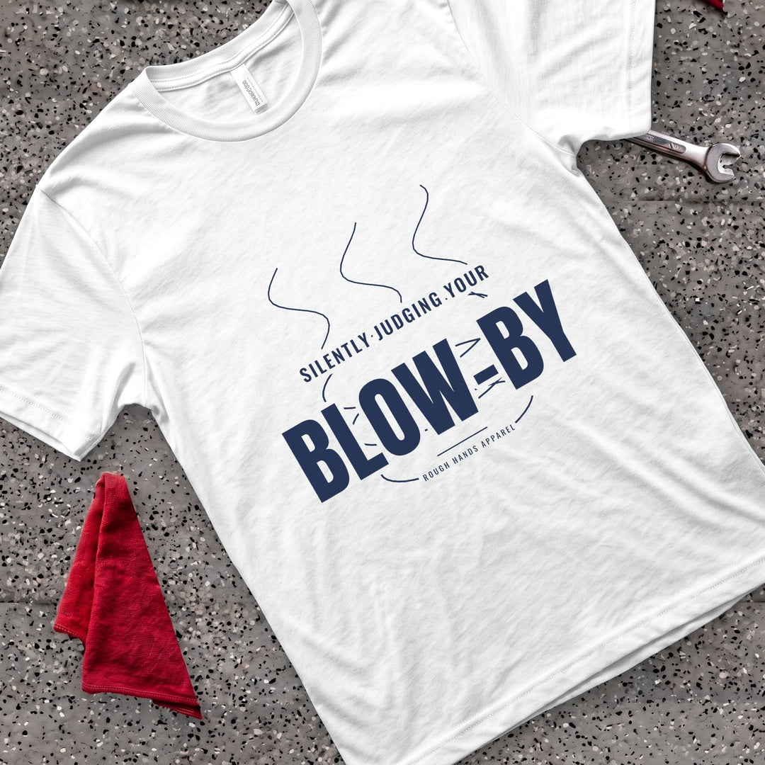 Silently Judging Blow-By T-Shirt - White