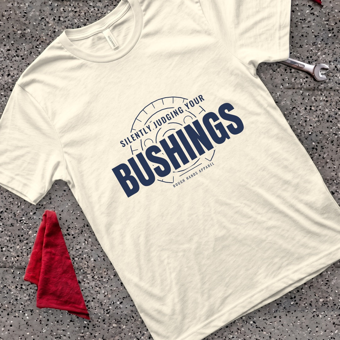 Silently Judging Bushings T-Shirt - Natural