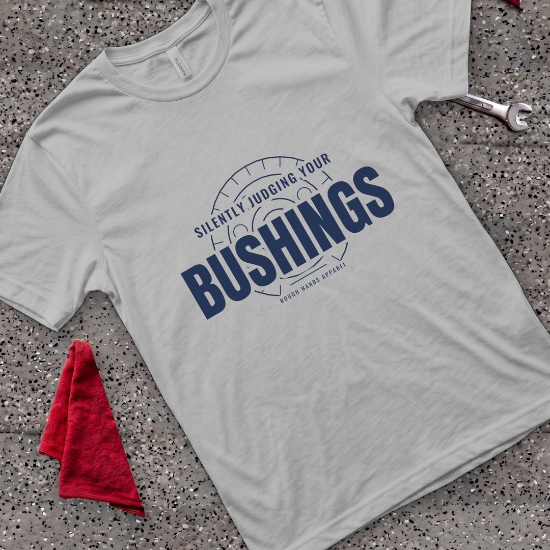 Silently Judging Bushings T-Shirt - Sport Grey