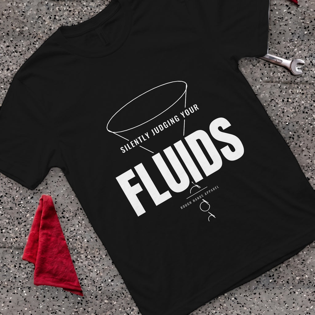 Silently Judging Fluids T-Shirt - Black