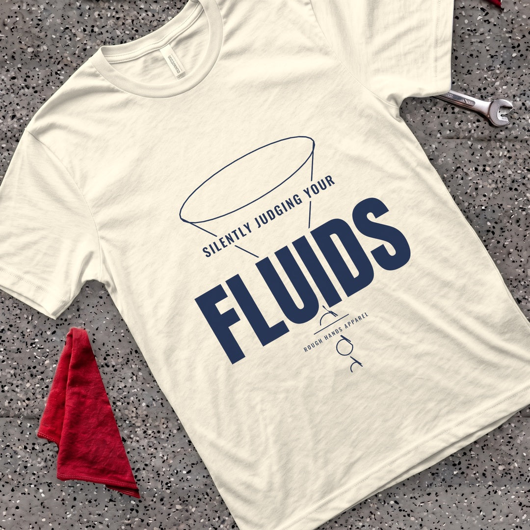 Silently Judging Fluids T-Shirt - Natural