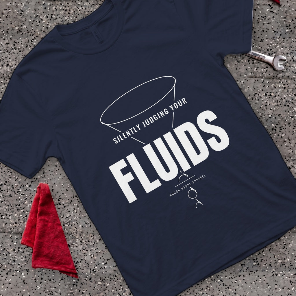 Silently Judging Fluids T-Shirt - Navy