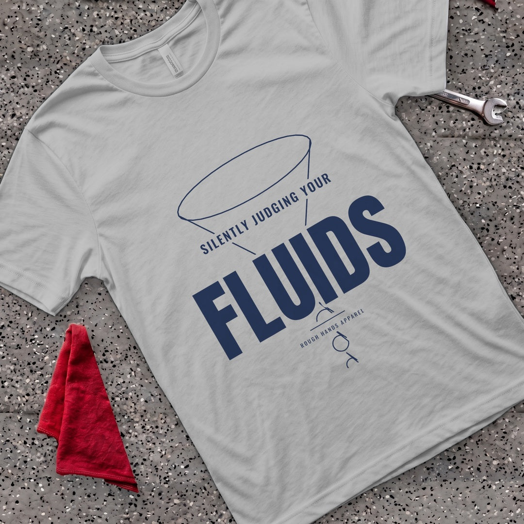 Silently Judging Fluids T-Shirt - Sport Grey