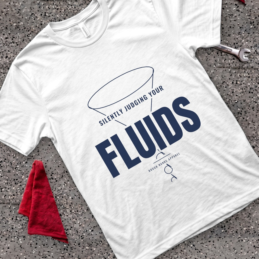 Silently Judging Fluids T-Shirt - White