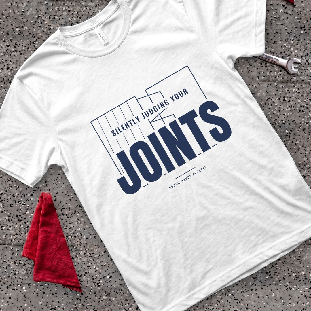 Silently Judging Joints T-Shirt - White