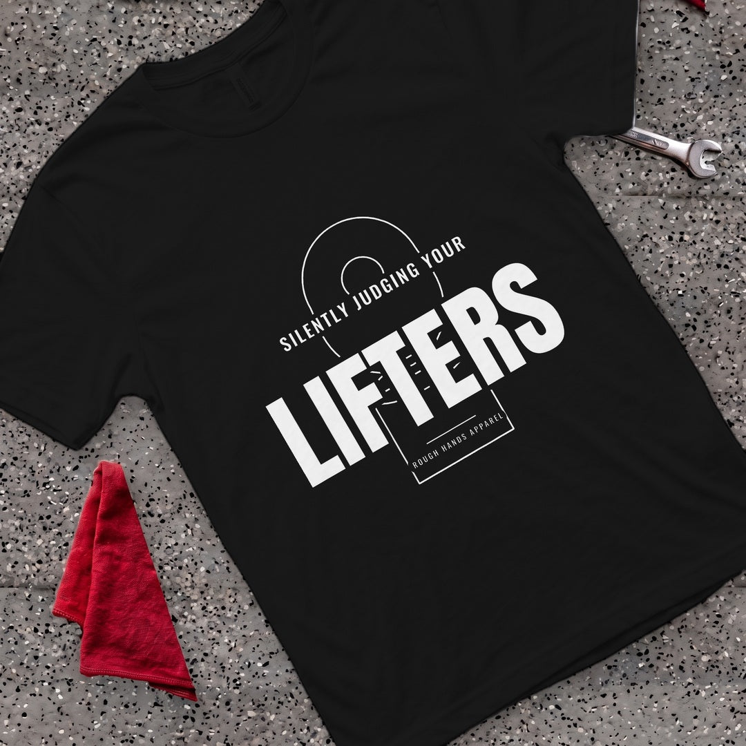 Silently Judging Lifters T-Shirt - Black