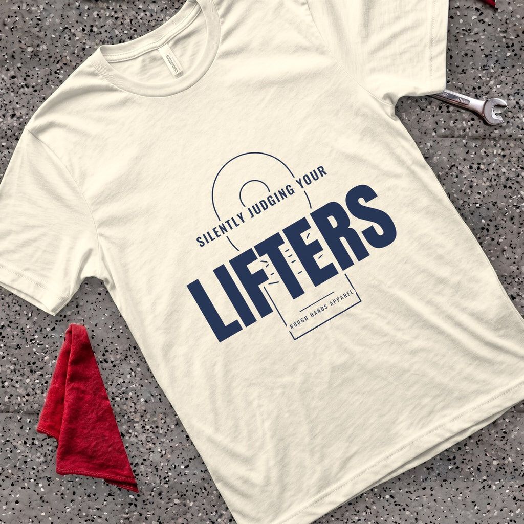 Silently Judging Lifters T-Shirt - Natural