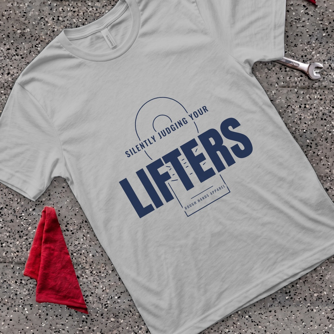 Silently Judging Lifters T-Shirt - Sport Grey