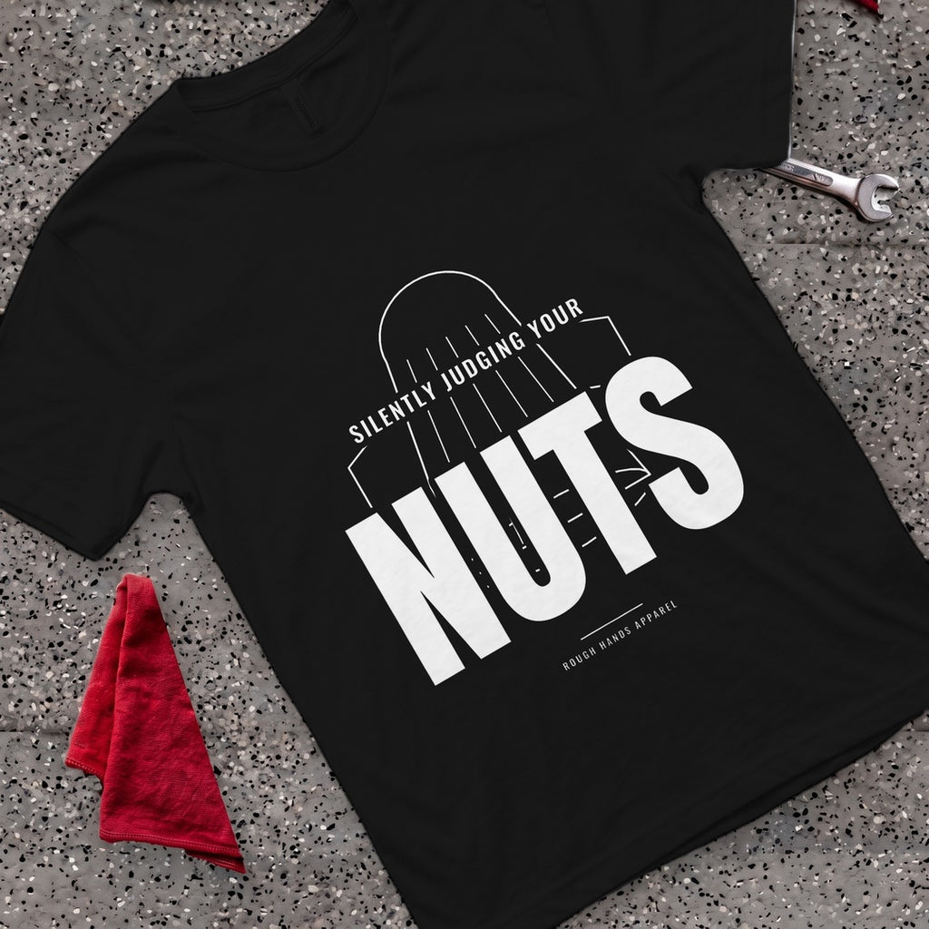 Silently Judging Nuts T-Shirt - Black