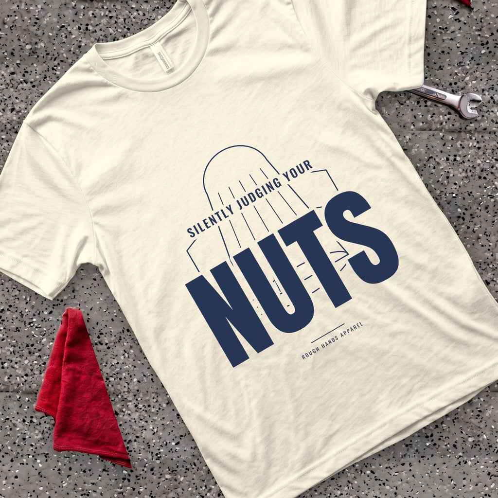 Silently Judging Nuts T-Shirt - Natural