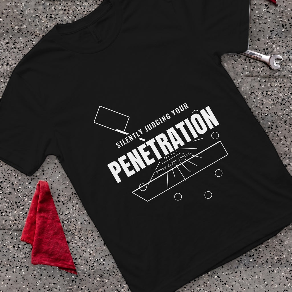 Silently Judging Penetration T-Shirt - Black