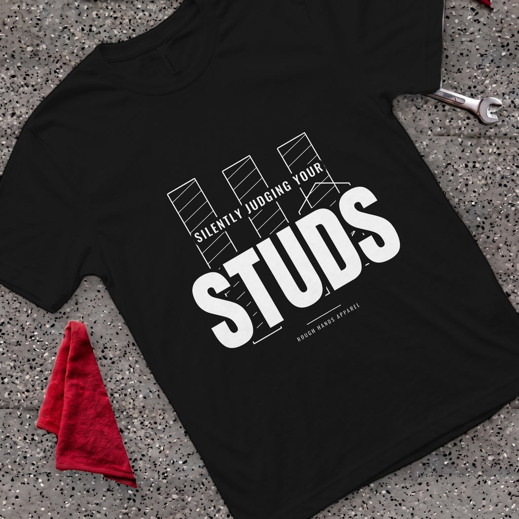 Silently Judging Studs T-Shirt - Black
