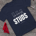 Silently Judging Studs T-Shirt - Navy