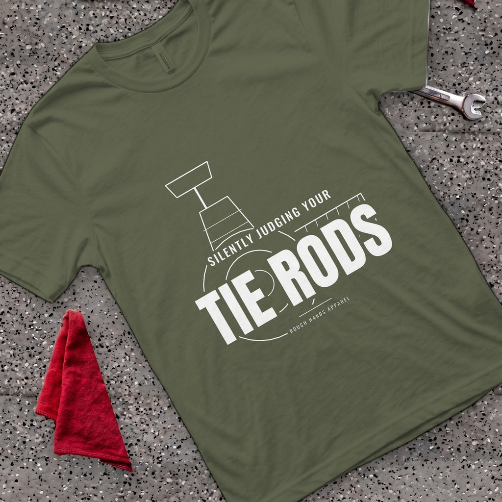 Judging Tie Rods T-Shirt - Military Green