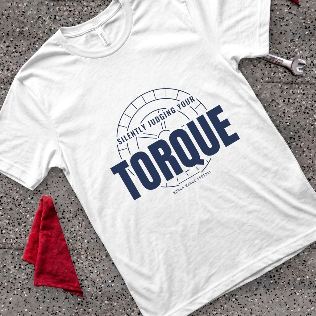 Silently Judging Torque T-Shirt - White