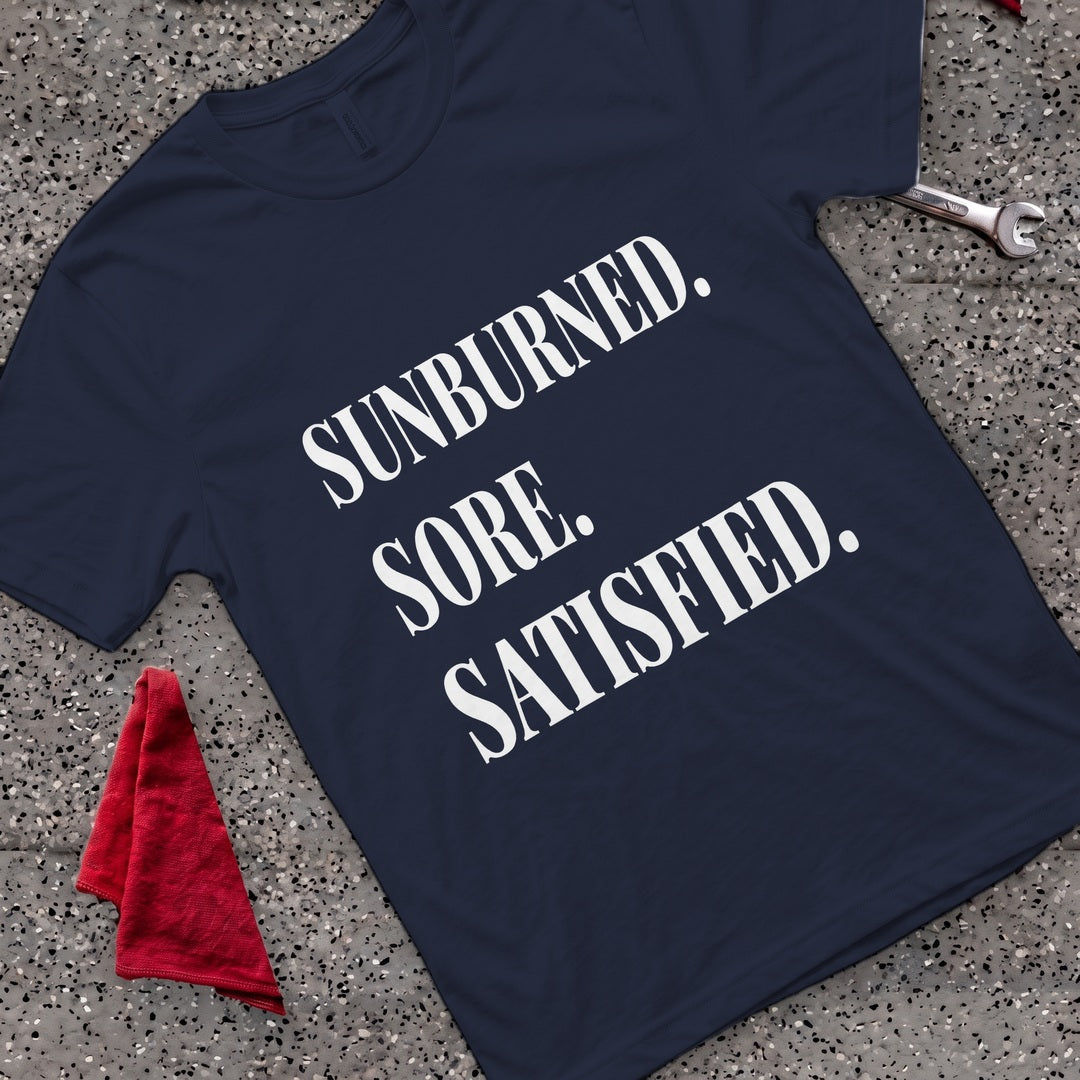 Sore & Satisfied T-Shirt - Navy