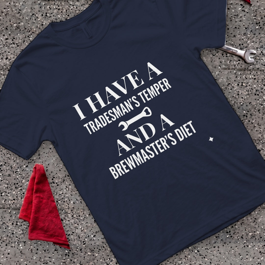 Temper & Diet T-Shirt - Navy