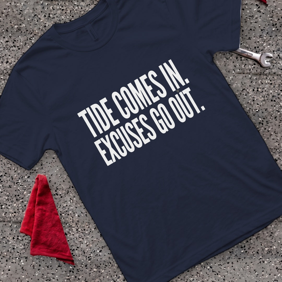 Tide & Excuses T-Shirt - Navy