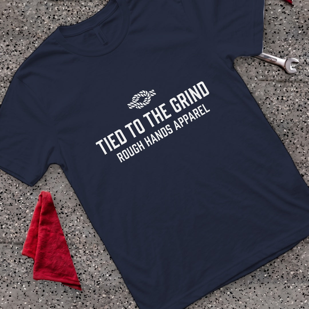Tied To Grind T-Shirt - Navy