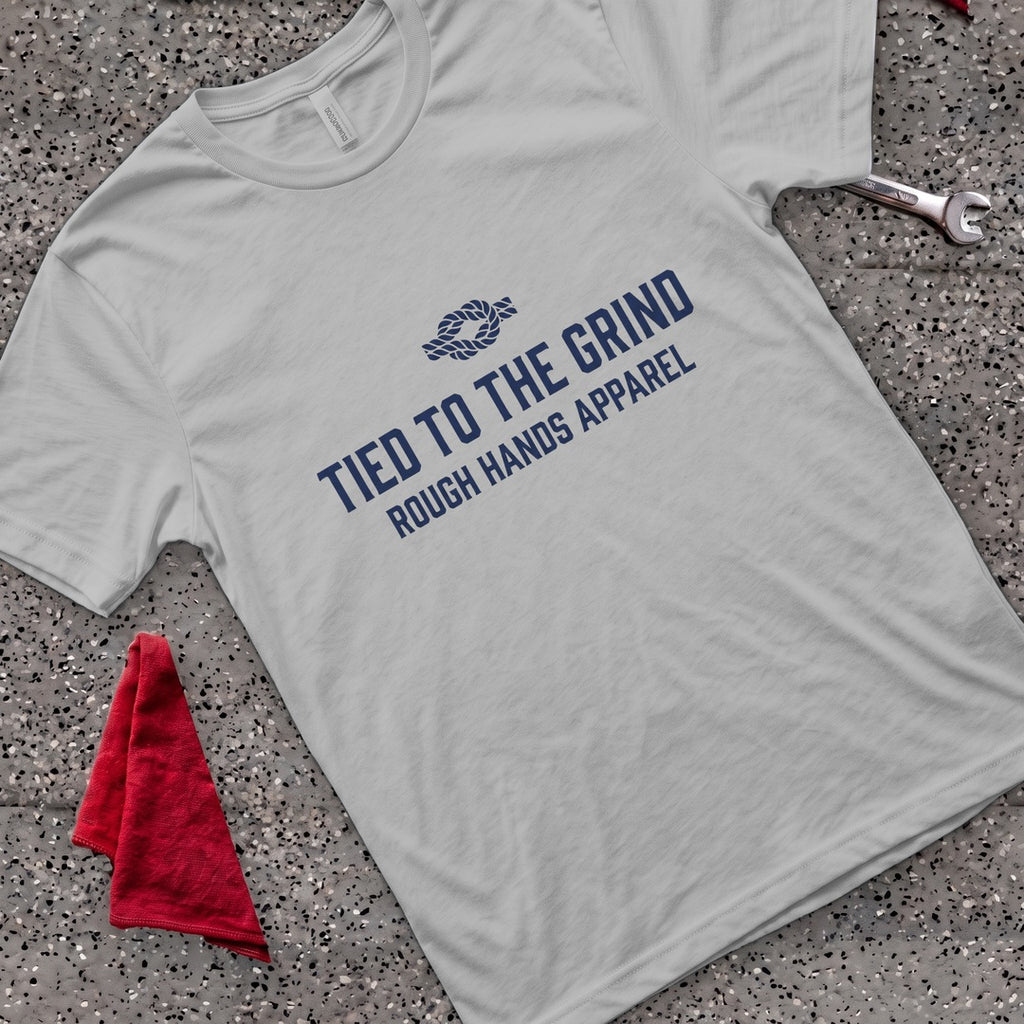 Tied To Grind T-Shirt - Sport Grey