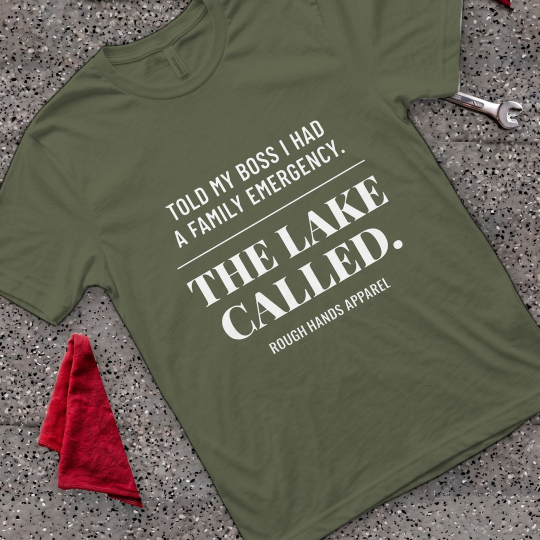 The Lake Called T-Shirt - Military Green