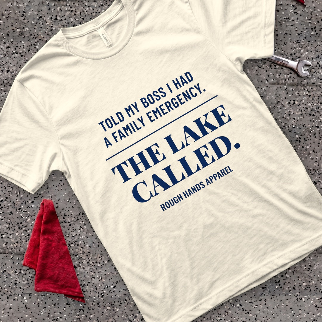 The Lake Called T-Shirt - Natural