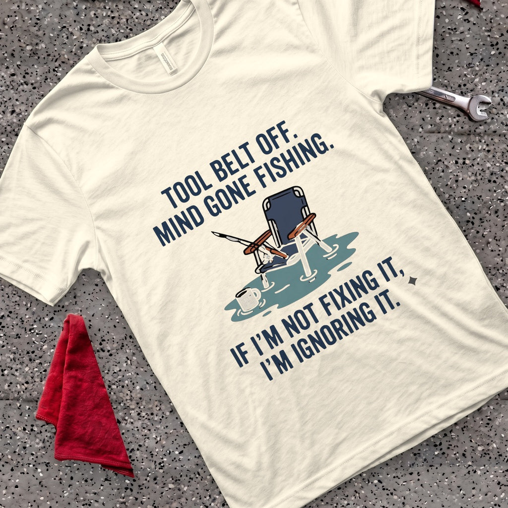Tool Belt Off T-Shirt - Natural