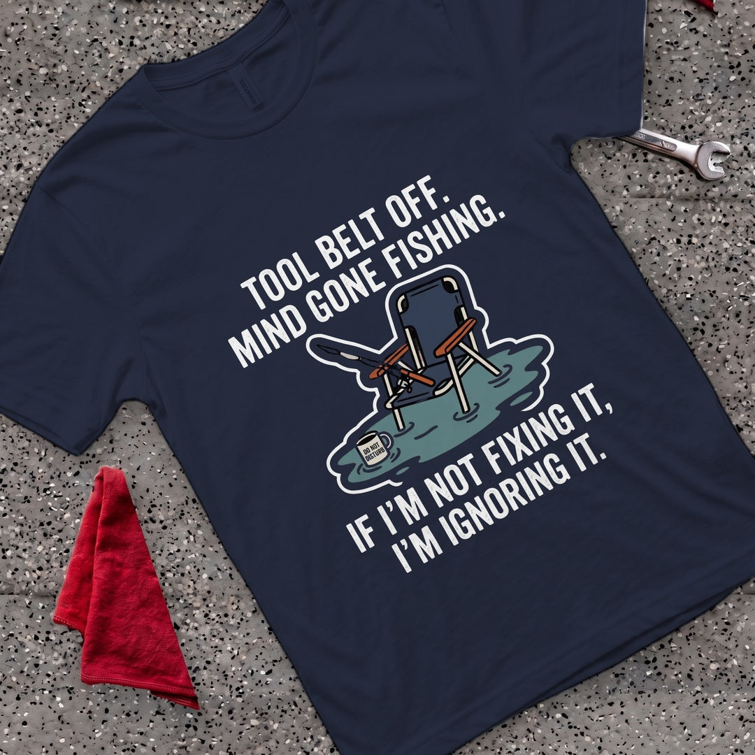 Tool Belt Off T-Shirt - Navy