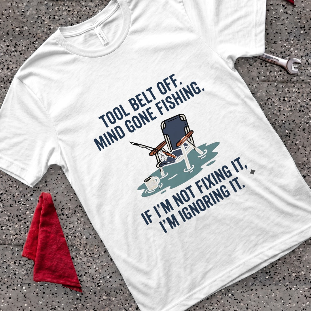Tool Belt Off T-Shirt - White