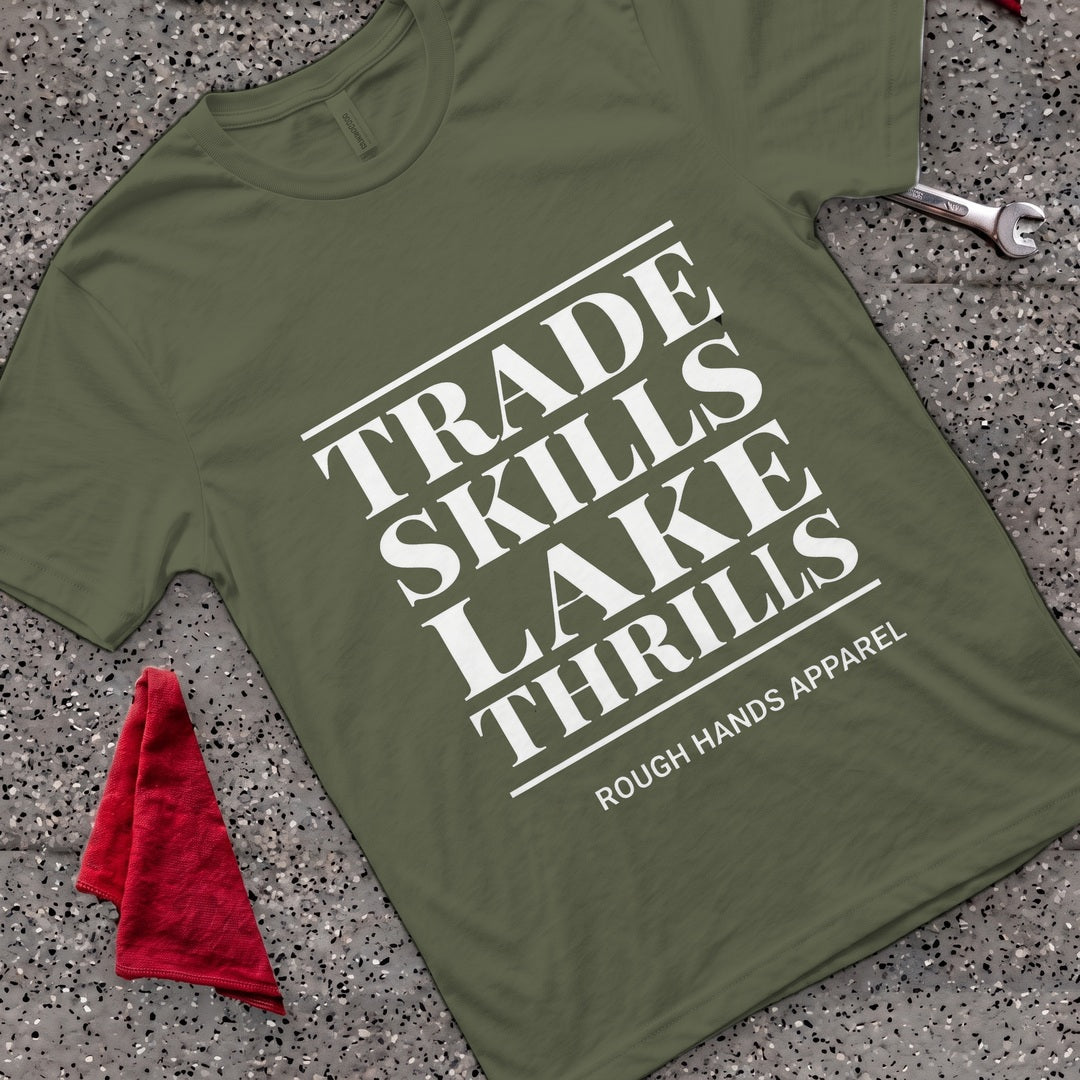 Lake Thrills T-Shirt - Military Green