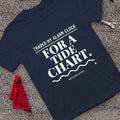 Trade Tide Chart T-Shirt - Navy