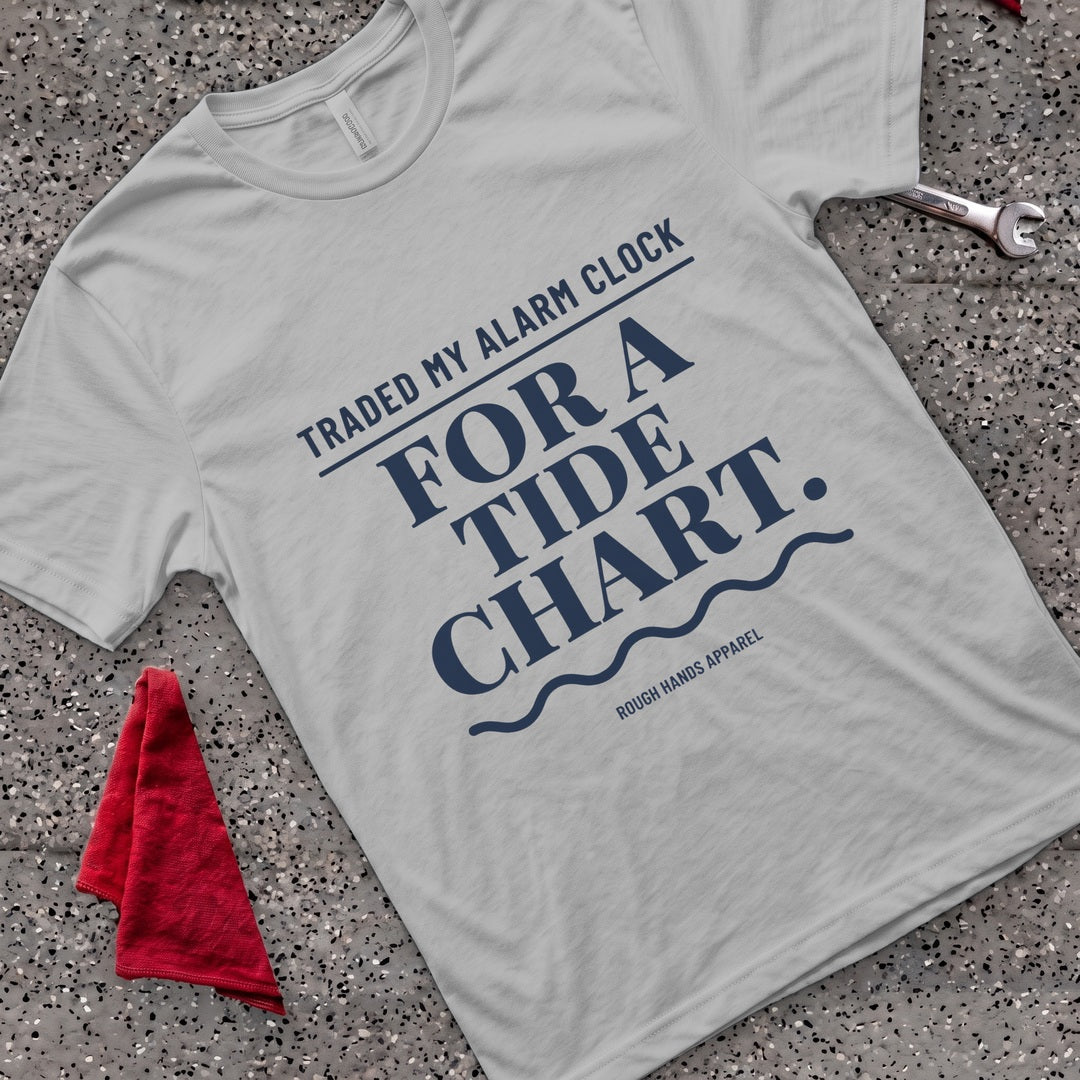 Trade Tide Chart T-Shirt - Sport Grey
