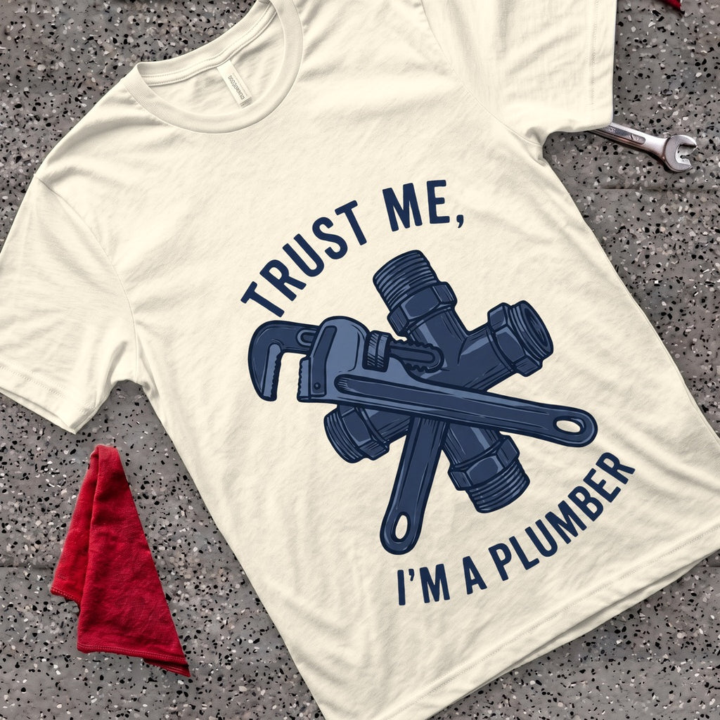 I'm A Plumber T-Shirt - Natural
