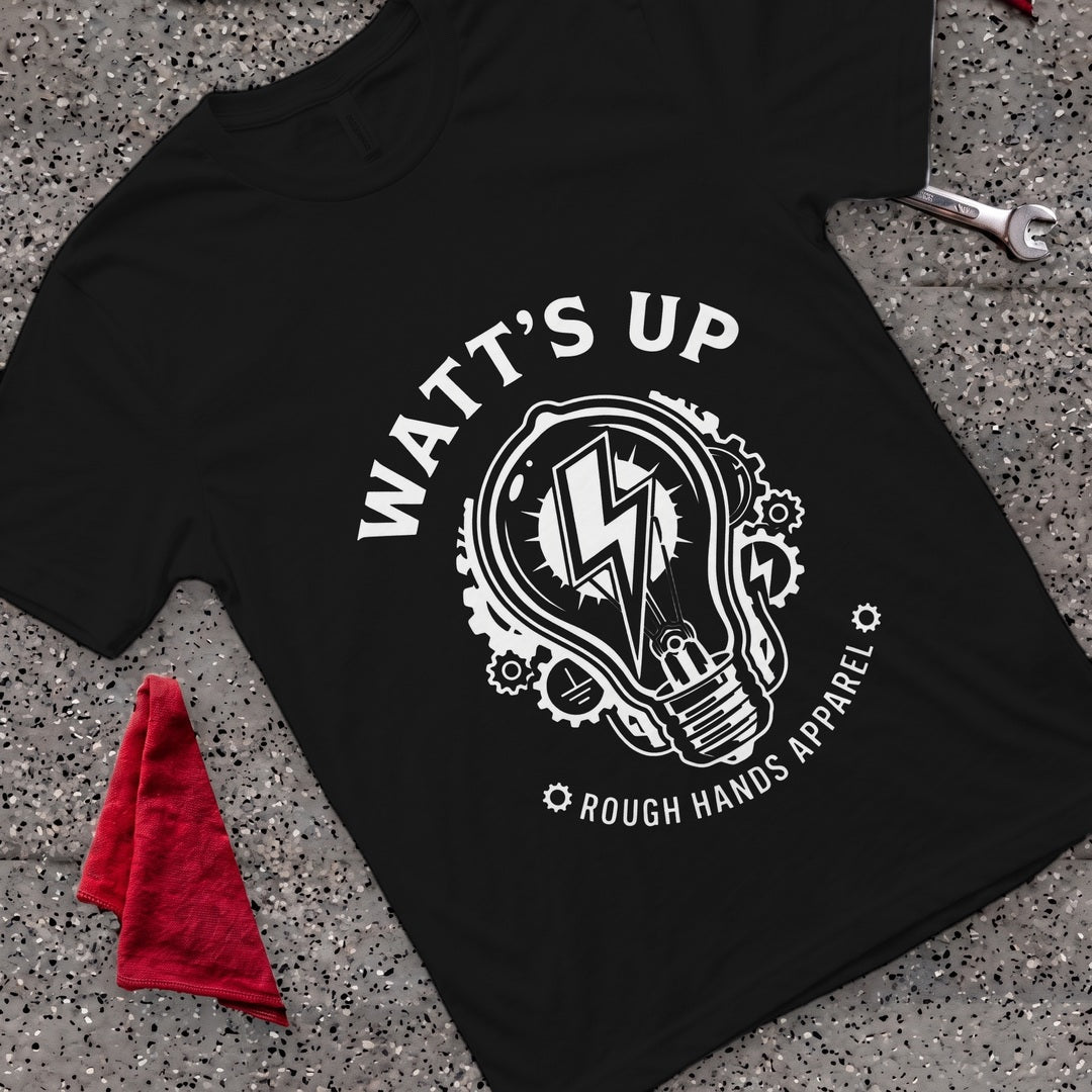 Watt's Up T-Shirt - Black