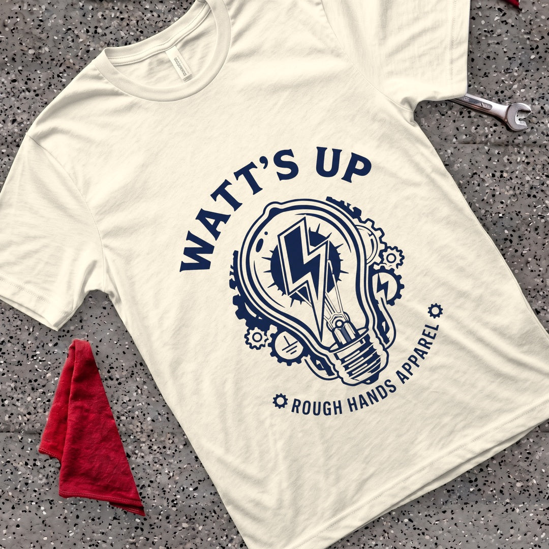 Watt's Up T-Shirt - Natural