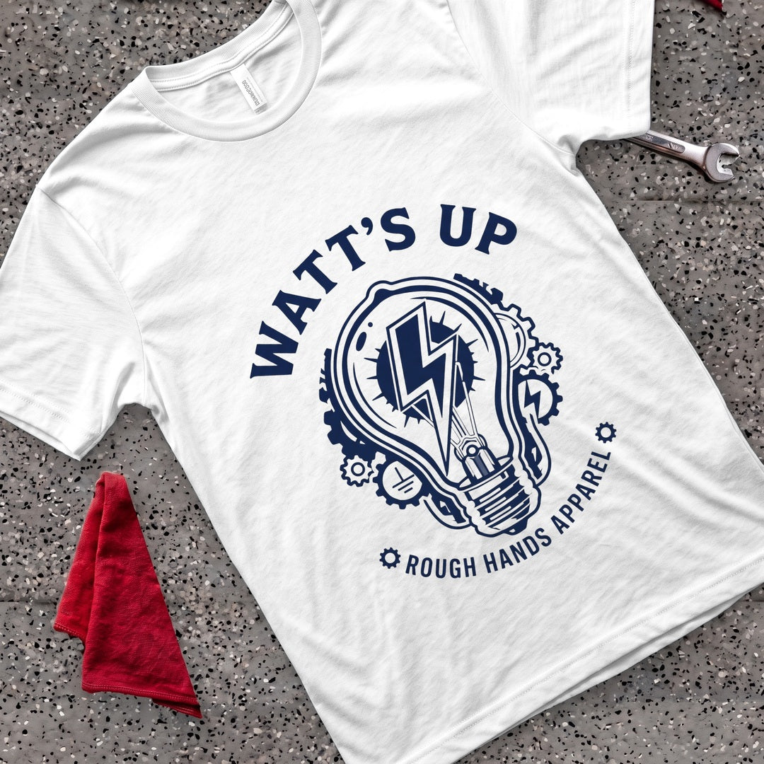 Watt's Up T-Shirt - White