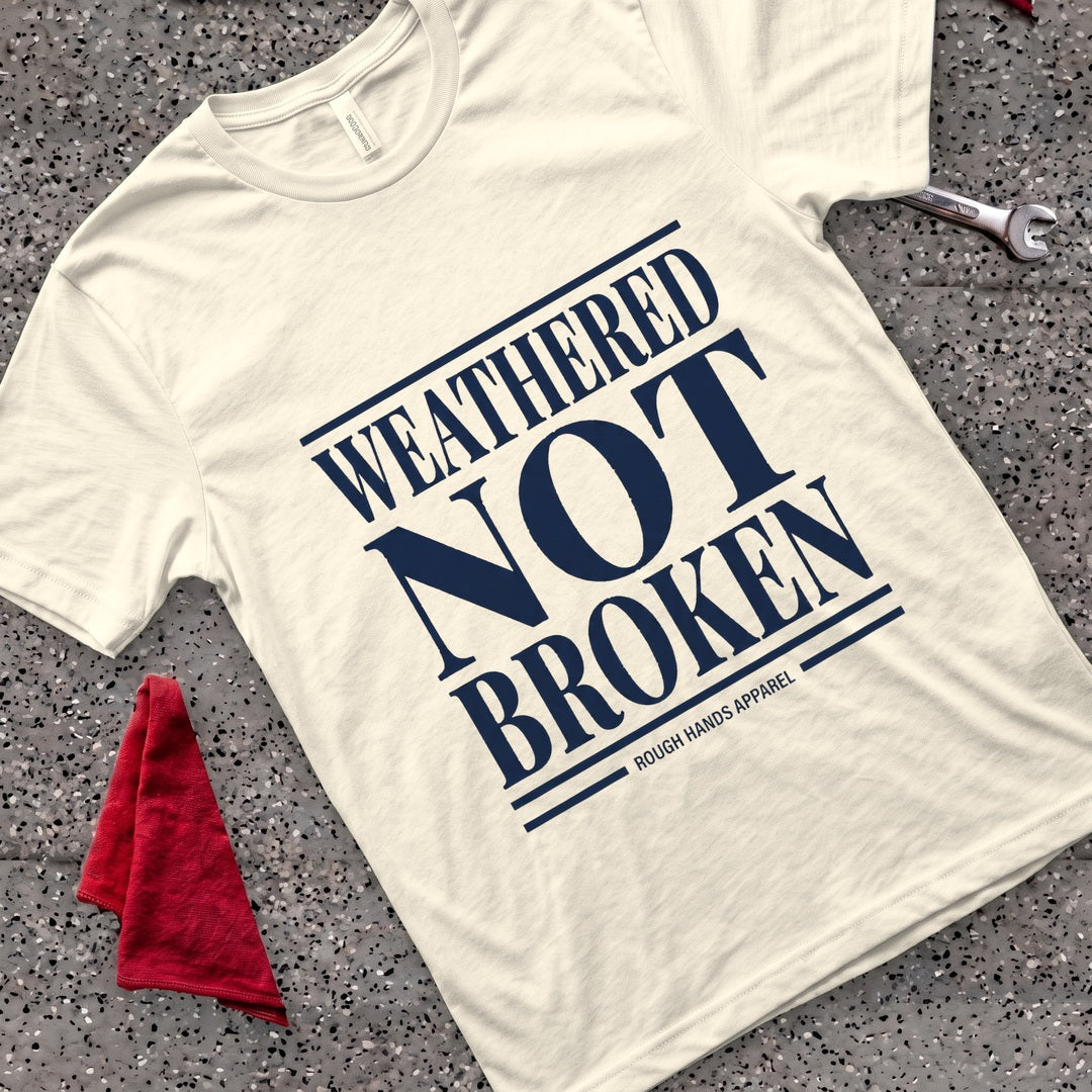 Weathered Not Broken T-Shirt - Natural