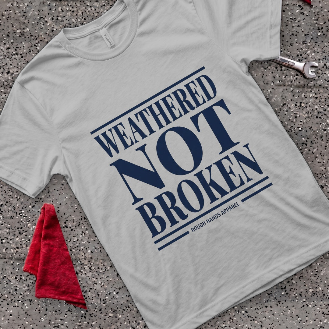 Weathered Not Broken T-Shirt - Sport Grey