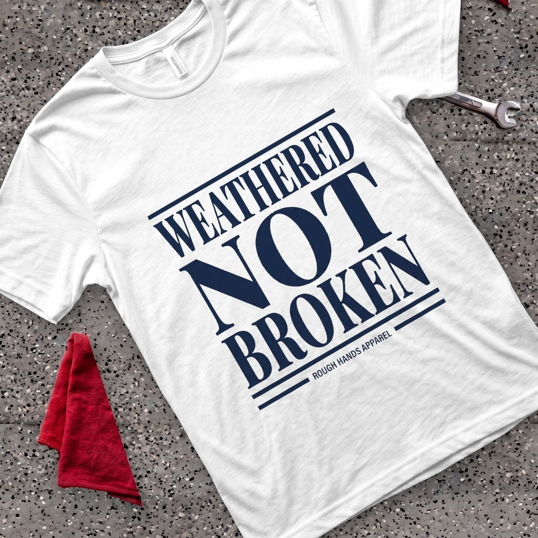 Weathered Not Broken T-Shirt - White