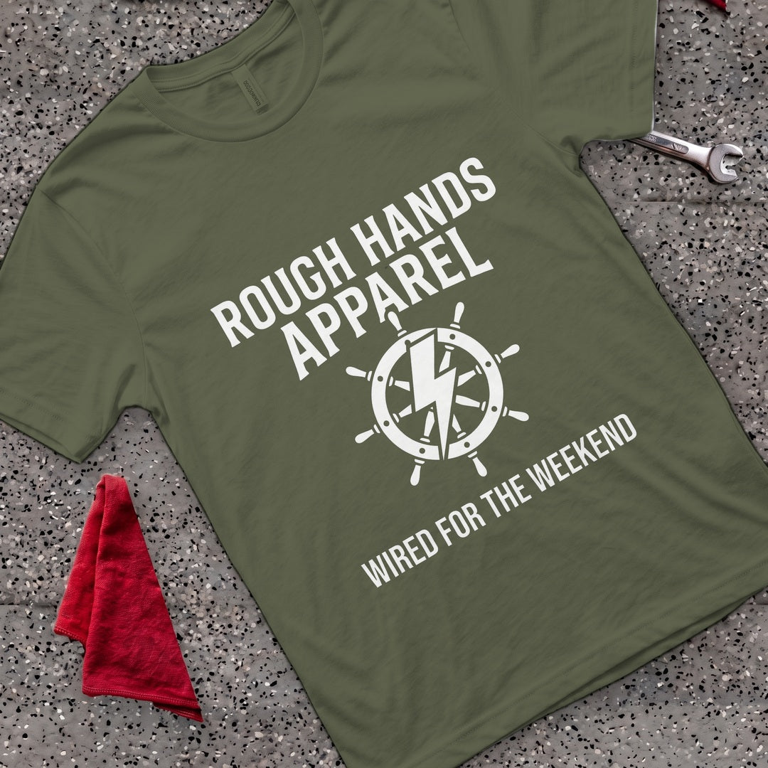 Wired Weekend T-Shirt - Military Green