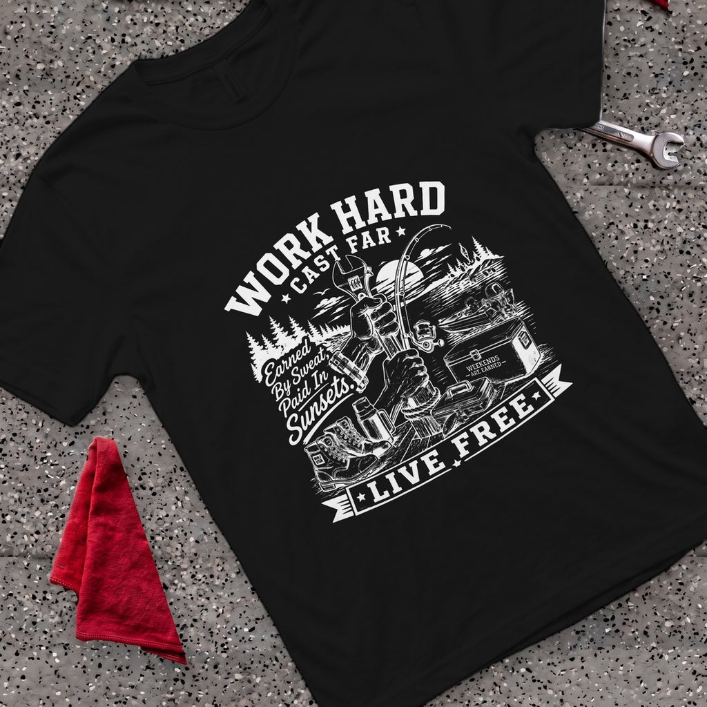 Cast Far T-Shirt - Black