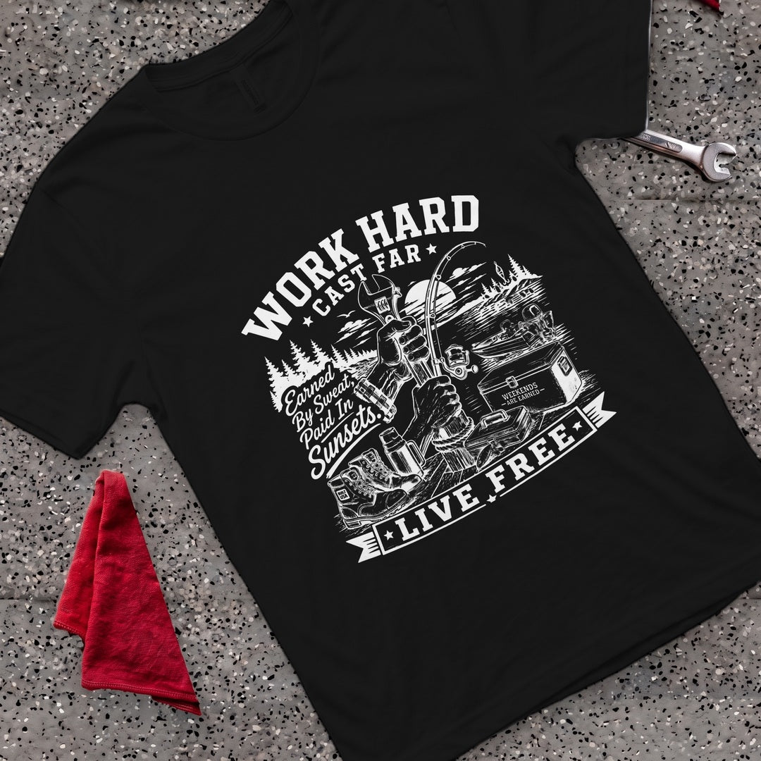 Cast Far T-Shirt - Black
