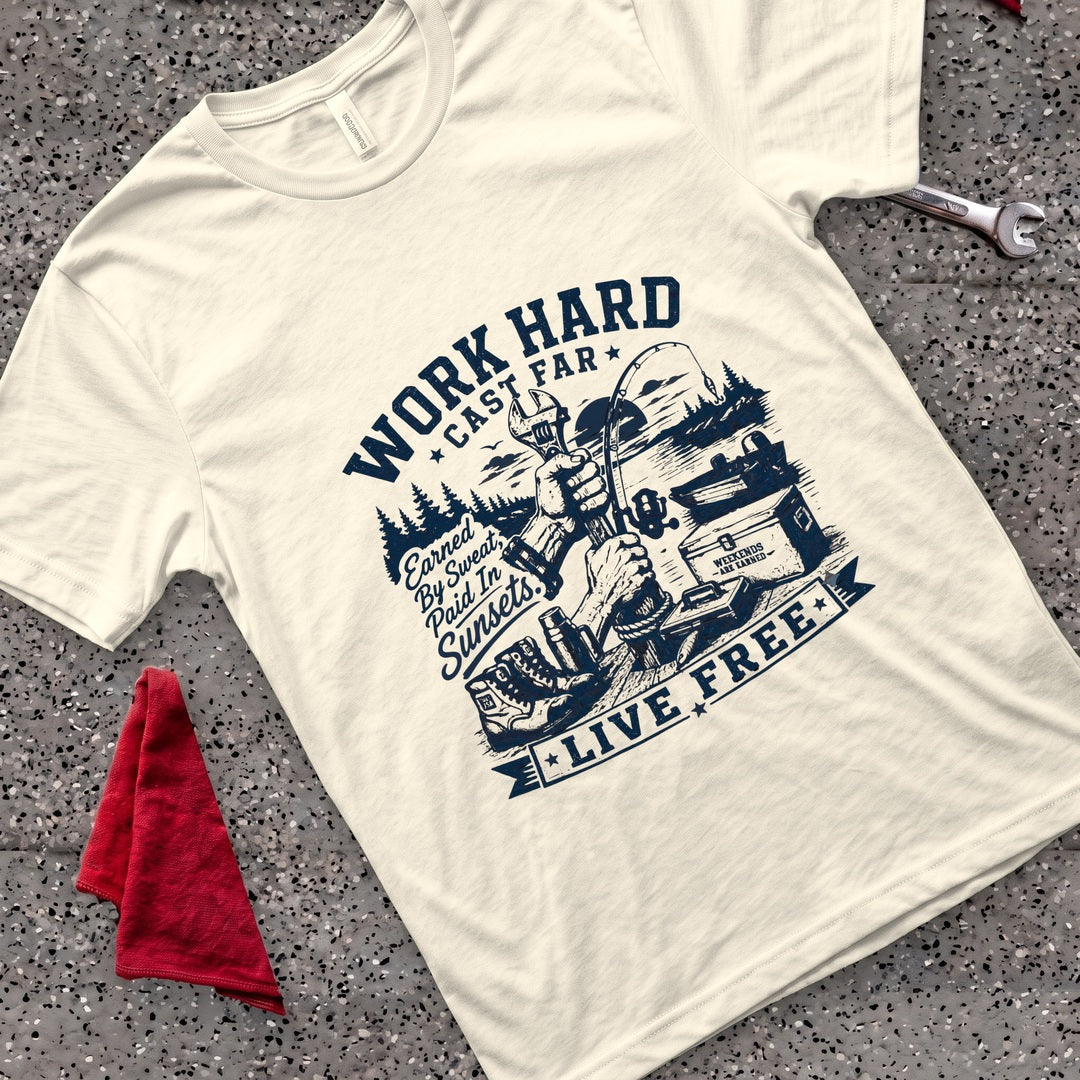 Cast Far T-Shirt - Natural