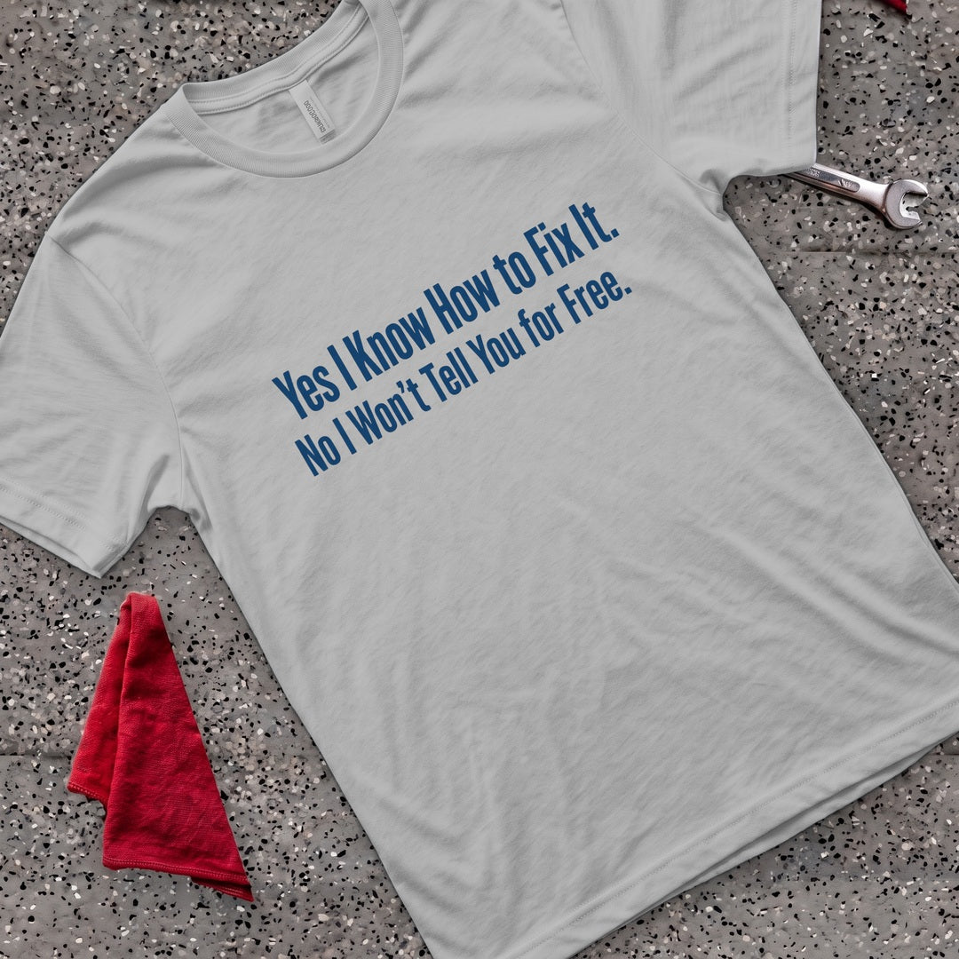 Not For Free T-Shirt - Sport Grey